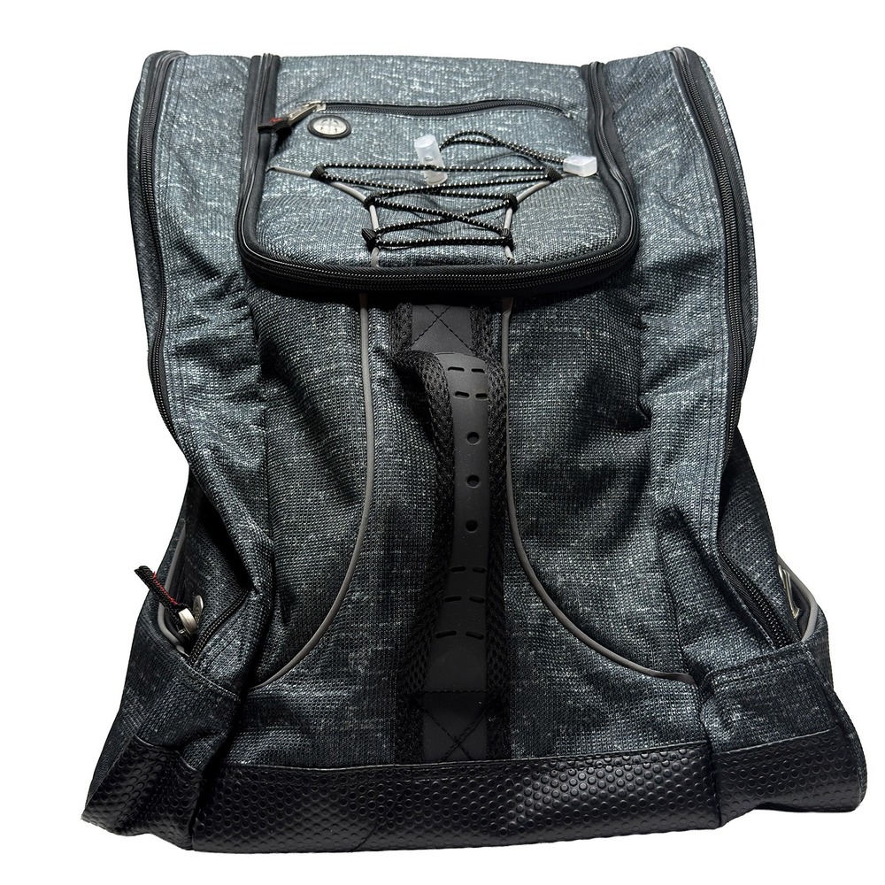 Athalon Ski Boot Bag NWT | Gray Heather Backpack | Padded Straps Vented Pockets